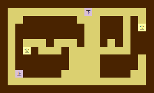 五夷山地下3階左マップ